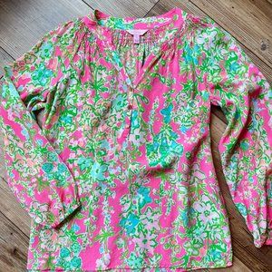 Lilly Pulitzer ELSA Silk Top